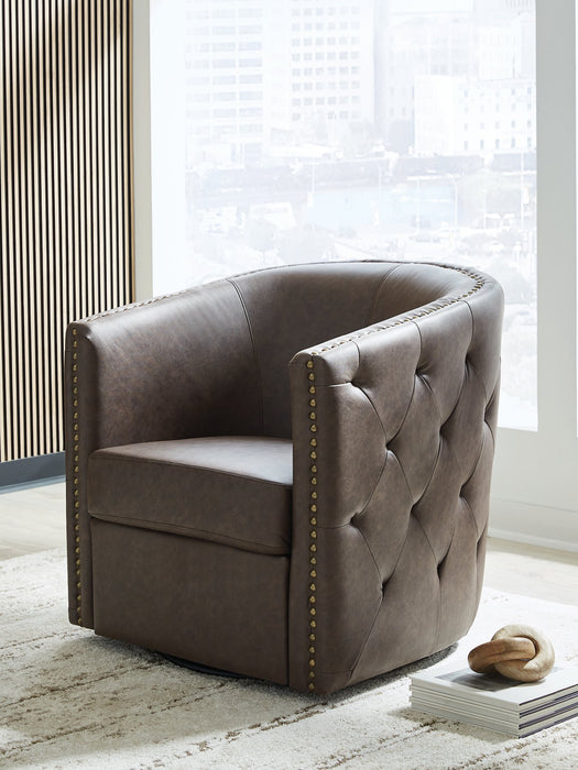 Brentlow Swivel Accent Chair - Atchison Furniture Company (Atchison, KS)