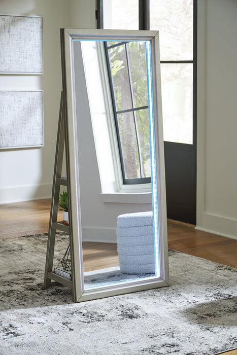 Evesen Floor Standing Mirror/Storage - Atchison Furniture Company (Atchison, KS)
