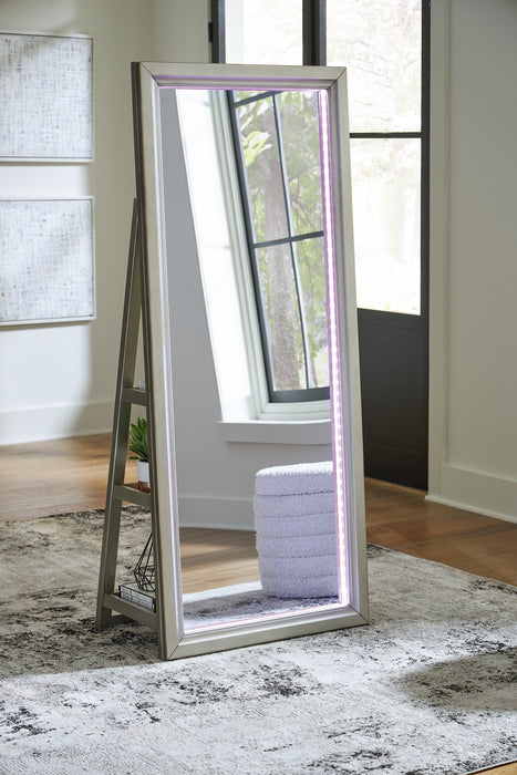 Evesen Floor Standing Mirror/Storage - Atchison Furniture Company (Atchison, KS)