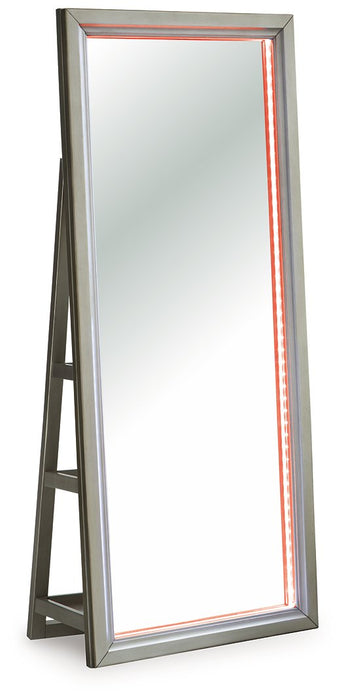 Evesen Floor Standing Mirror/Storage - Atchison Furniture Company (Atchison, KS)