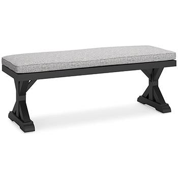 Beachcroft Outdoor Bench with Cushion - Atchison Furniture Company (Atchison, KS)