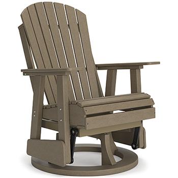Hyland wave Outdoor Swivel Glider Chair - Atchison Furniture Company (Atchison, KS)