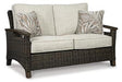 Paradise Trail Outdoor Loveseat, Lounge Chairs and Fire Pit Table - Atchison Furniture Company (Atchison, KS)