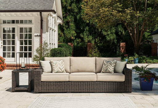 Coastline Bay Outdoor Sofa with Cushion - Atchison Furniture Company (Atchison, KS)