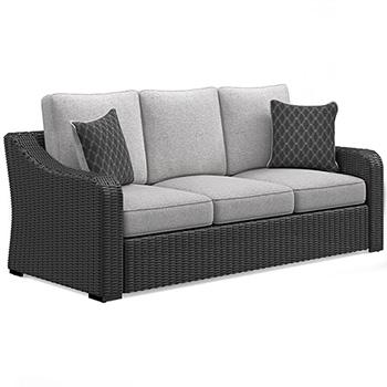 Beachcroft Outdoor Sofa with Cushion - Atchison Furniture Company (Atchison, KS)
