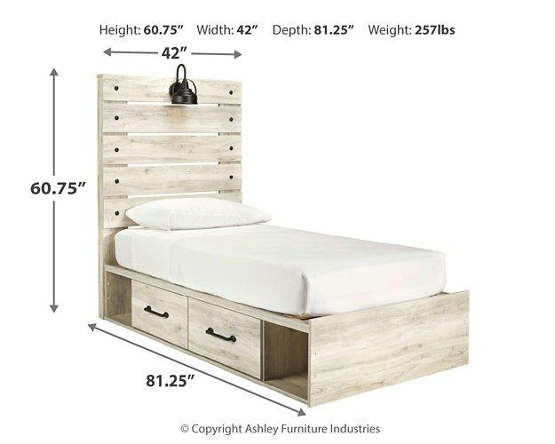 Cambeck Bed with 4 Storage Drawers - Atchison Furniture Company (Atchison, KS)