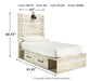 Cambeck Bed with 4 Storage Drawers - Atchison Furniture Company (Atchison, KS)
