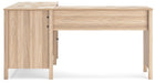 Battelle 60" Home Office Desk with Return - Atchison Furniture Company (Atchison, KS)