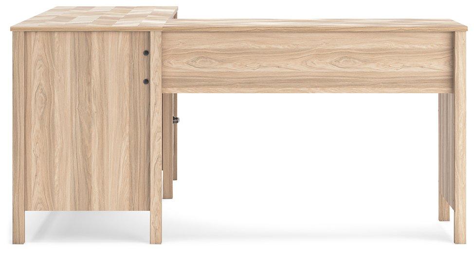 Battelle 60" Home Office Desk with Return - Atchison Furniture Company (Atchison, KS)