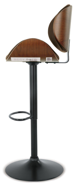Bellatier Adjustable Height Bar Stool - Atchison Furniture Company (Atchison, KS)