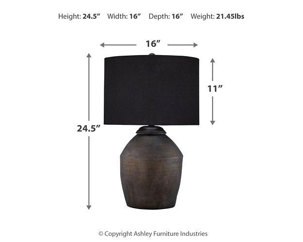 Naareman Lamp Set - Atchison Furniture Company (Atchison, KS)