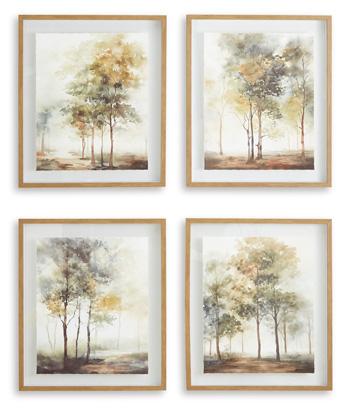 Bryneford Wall Art (Set of 4) - Atchison Furniture Company (Atchison, KS)