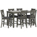 Caitbrook Counter Height Dining Table and Bar Stools (Set of 7) - Atchison Furniture Company (Atchison, KS)
