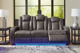 Fyne-Dyme Power Reclining Sofa - Atchison Furniture Company (Atchison, KS)