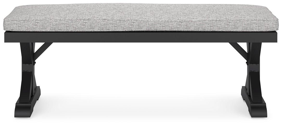 Beachcroft Outdoor Bench with Cushion - Atchison Furniture Company (Atchison, KS)