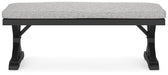 Beachcroft Outdoor Bench with Cushion - Atchison Furniture Company (Atchison, KS)