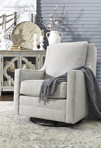 Kambria Swivel Glider Accent Chair - Atchison Furniture Company (Atchison, KS)