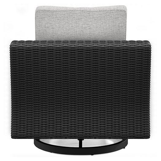 Beachcroft Outdoor Swivel Lounge with Cushion - Atchison Furniture Company (Atchison, KS)