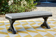 Beachcroft Outdoor Bench with Cushion - Atchison Furniture Company (Atchison, KS)