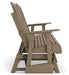 Hyland wave Outdoor Glider Loveseat - Atchison Furniture Company (Atchison, KS)