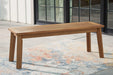 Janiyah Outdoor Dining Bench - Atchison Furniture Company (Atchison, KS)