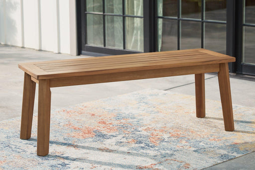 Janiyah Outdoor Dining Bench - Atchison Furniture Company (Atchison, KS)