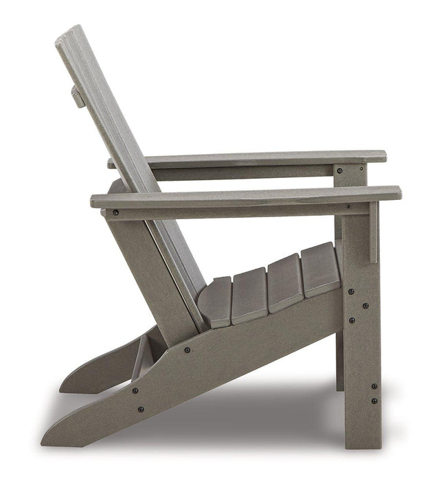 Visola Outdoor Adirondack Chair Set with End Table - Atchison Furniture Company (Atchison, KS)