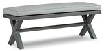 Elite Park Outdoor Bench with Cushion - Atchison Furniture Company (Atchison, KS)