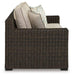 Coastline Bay Outdoor Loveseat with Cushion - Atchison Furniture Company (Atchison, KS)