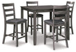 Bridson Counter Height Dining Table and Bar Stools (Set of 5) - Atchison Furniture Company (Atchison, KS)