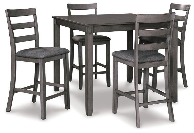 Bridson Counter Height Dining Table and Bar Stools (Set of 5) - Atchison Furniture Company (Atchison, KS)