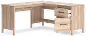 Battelle 60" Home Office Desk with Return - Atchison Furniture Company (Atchison, KS)