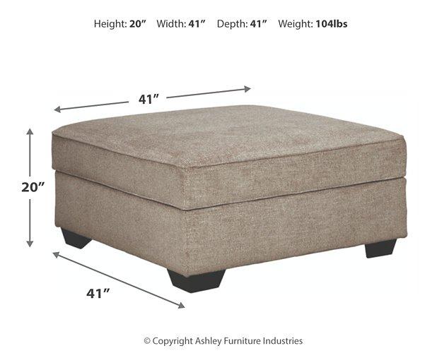 Bovarian Ottoman - Atchison Furniture Company (Atchison, KS)