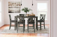 Caitbrook Counter Height Dining Table and Bar Stools (Set of 7) - Atchison Furniture Company (Atchison, KS)