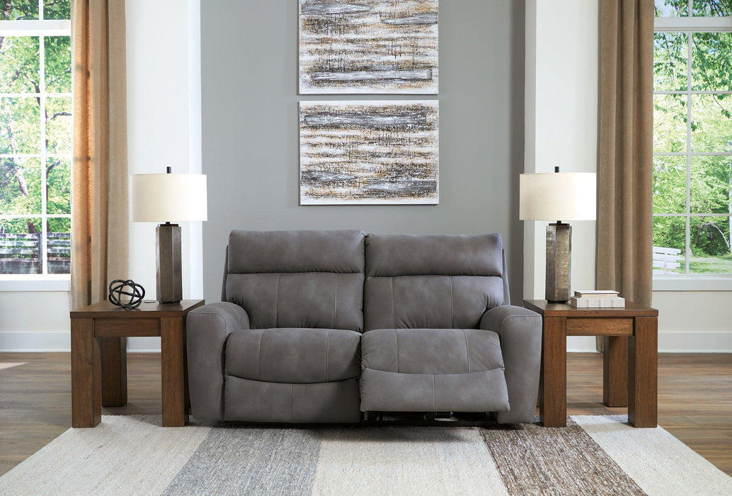 Next-Gen DuraPella Power Reclining Sectional Loveseat - Atchison Furniture Company (Atchison, KS)