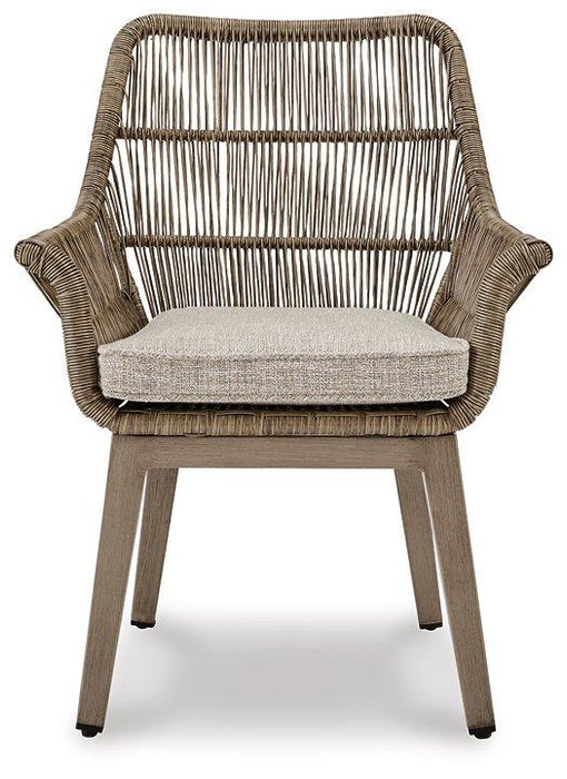 Beach Front Arm Chair with Cushion (Set of 2) - Atchison Furniture Company (Atchison, KS)