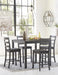 Bridson Counter Height Dining Table and Bar Stools (Set of 5) - Atchison Furniture Company (Atchison, KS)