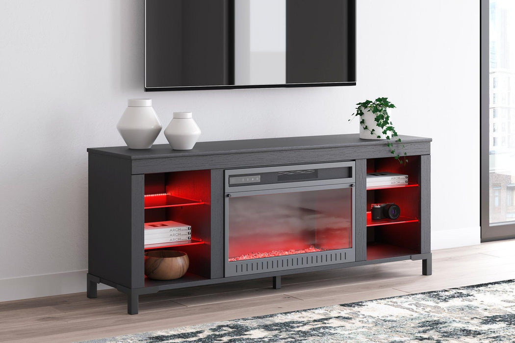 Cayberry 60" TV Stand with Electric Fireplace - Atchison Furniture Company (Atchison, KS)