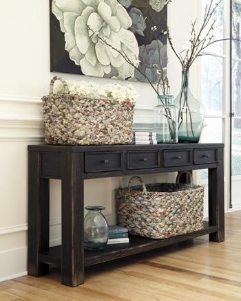 Gavelston Sofa/Console Table - Atchison Furniture Company (Atchison, KS)