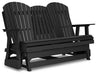 Hyland wave Outdoor Glider Loveseat - Atchison Furniture Company (Atchison, KS)