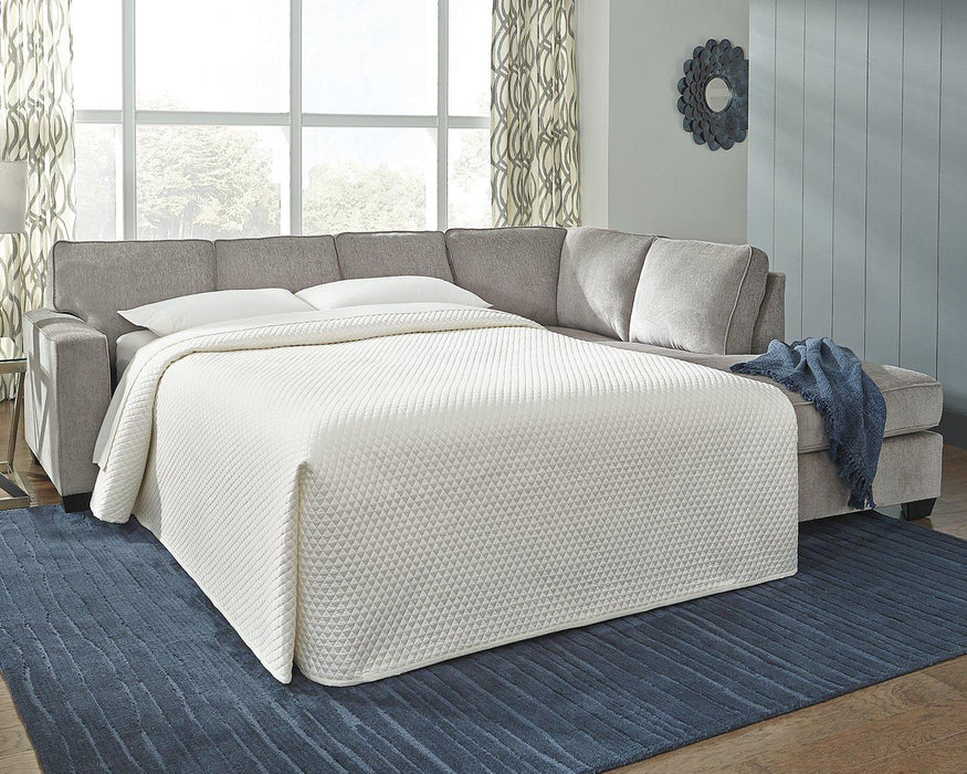 Altari Sleeper Sectional with Chaise - Atchison Furniture Company (Atchison, KS)