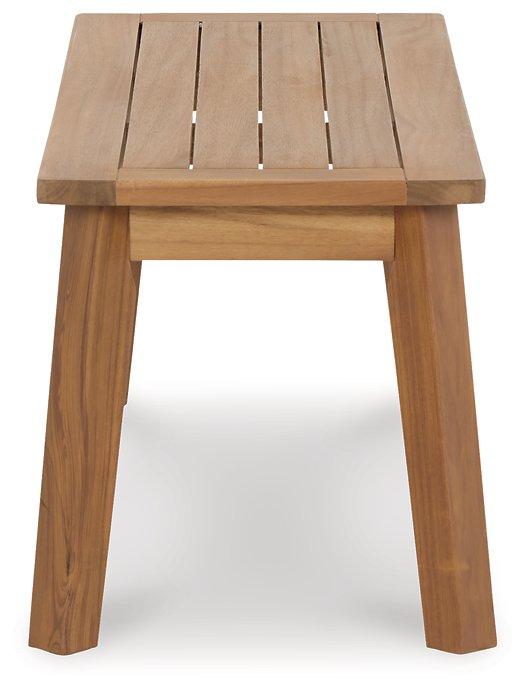 Janiyah Outdoor Dining Bench - Atchison Furniture Company (Atchison, KS)