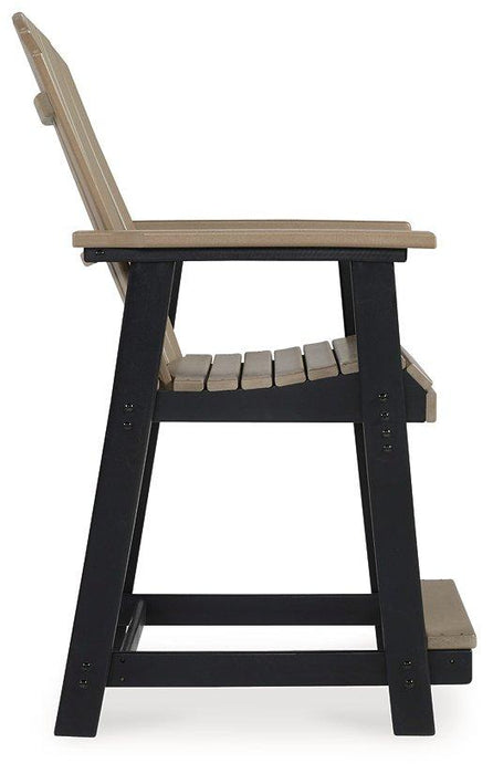 Fairen Trail Outdoor Counter Height Bar Stool (Set of 2) - Atchison Furniture Company (Atchison, KS)