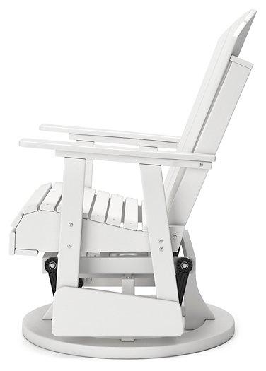 Hyland wave Outdoor Swivel Glider Chair - Atchison Furniture Company (Atchison, KS)