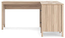 Battelle 60" Home Office Desk with Return - Atchison Furniture Company (Atchison, KS)