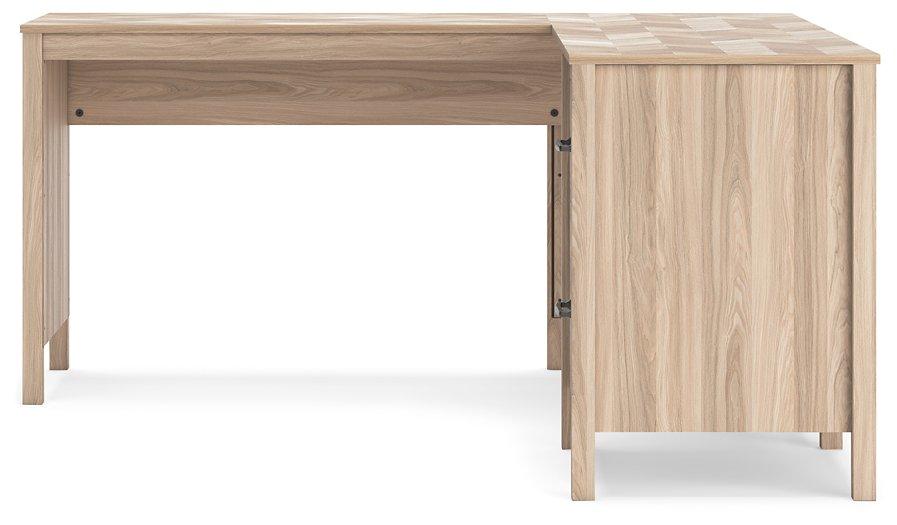 Battelle 60" Home Office Desk with Return - Atchison Furniture Company (Atchison, KS)