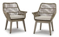 Beach Front Arm Chair with Cushion (Set of 2) - Atchison Furniture Company (Atchison, KS)
