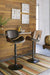 Bellatier Adjustable Height Bar Stool - Atchison Furniture Company (Atchison, KS)