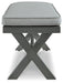 Elite Park Outdoor Bench with Cushion - Atchison Furniture Company (Atchison, KS)