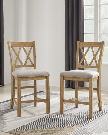 Havonplane Counter Height Barstool - Atchison Furniture Company (Atchison, KS)